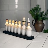 thumbnail of Fensterleuchter Lucia Dekoleuchte 7flammig warmweiße Glühlampen f.Innen weiß