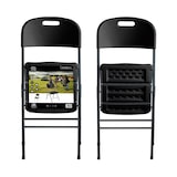 thumbnail of Pack 6 Sillas Plegables con Asa 47x58x87cm Negro O91