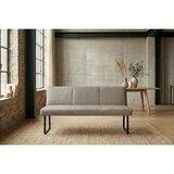 thumbnail of KAWOLA Esszimmerbank ELEEN Leder grau 163cm
