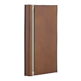 thumbnail of Securit® Porta-cuentas "Leather" - Gris - Cubierta de cuero, base de madera maciza y cierre elástico