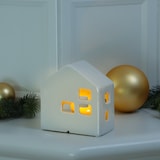 thumbnail of LED Haus Lichthaus Dekohaus Leuchthaus H: 13cm inkl. Batterie Innen