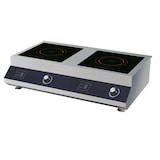 thumbnail of Inductiekookplaat 5+5 kW, 2 kookzones van elk 300×300 mm