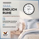 thumbnail of Monzana Funk Wanduhr Funkuhr 31cm Schwarz Weiß