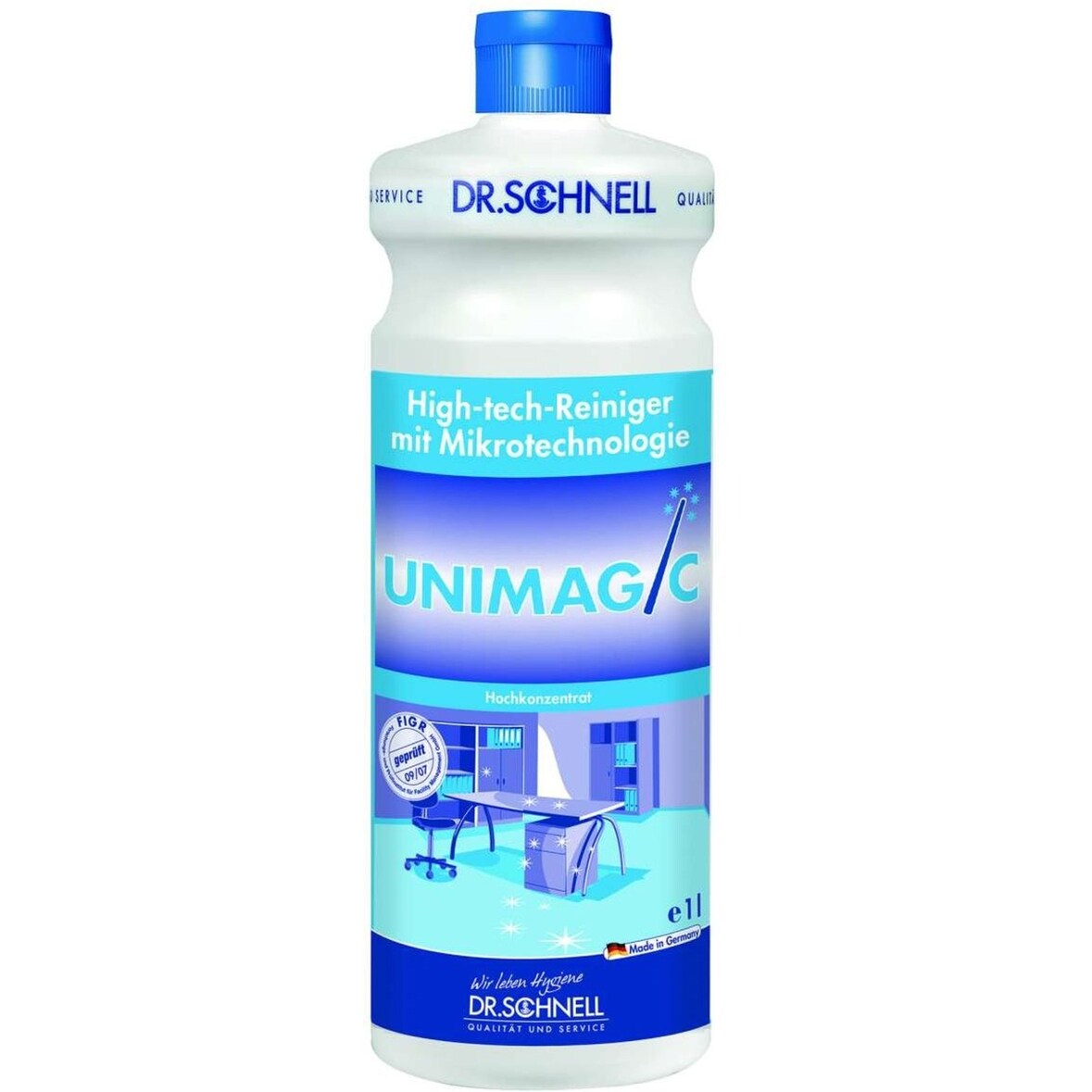 Allzweckreiniger Unimagic High-Tech-Reiniger mit Mikrotechnologie Konzentrat 1l Packung mit 12 Stück