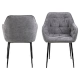 thumbnail of Brooke Esszimmerstuhl mit Armlehne grau.