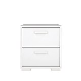 thumbnail of WellHome – Set di Comodini in Legno con 2 Cassetti, Colore Bianco, 41 x 40 x 45 cm – Eria White