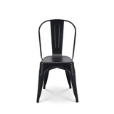 thumbnail of Chaise en métal noir style industriel - Finition mat