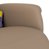thumbnail of vidaXL Massagesessel mit Fußteil Cappuccino-Braun Kunstleder