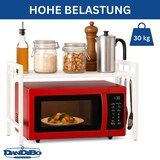 thumbnail of DanDiBo Verstellbares Mikrowellenregal Weiß 2 Stufig 40-64 cm Mikrowellen Regal 96683 Stehend Mikrowellenständer Küchenregal - Kopie