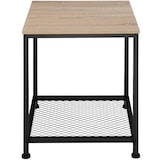 thumbnail of tectake Table d’appoint DERBY 45,5x45,5x55,5cm - Bois clair industriel, Chêne Sonoma - 404207