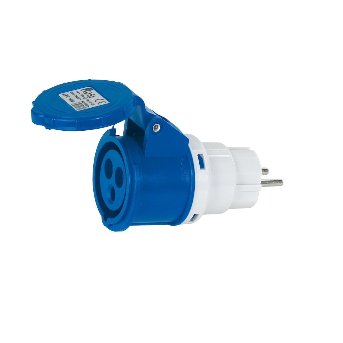 Adattatore presa schuko industriale