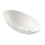 thumbnail of BIO Kleine Fingerfood Schale oval aus Zuckerrohr Weiss 20 Stück