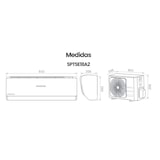 thumbnail of Aire Acondicionado INFINITON SPTSE18A2, 18000 BTU, Wifi, Bomba de Calor, A++, Blanco