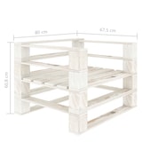 thumbnail of Helloshop26 - Fauteuil palette de jardin bois 80 x 67,5 x 60,8 cm blanc 02_0011872