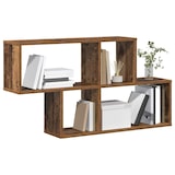 thumbnail of vidaXL Wandregal mit Regal Altholz 100 x 20 x 53 cm Holzwerkstoff