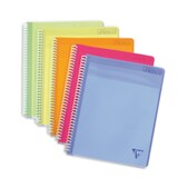 thumbnail of Clairefontaine 5x Linicolor FRESH, Meeting Book mit Doppelspirale 22,5x29,7 cm, 80 Blatt 90g, Einband aus gerilltem Polypropylen - Sortiert 328000C