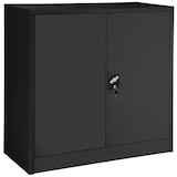 thumbnail of tectake Armoire métallique à dossiers 3 étagères 90x40x90cm - noir - 402941