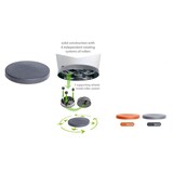 thumbnail of Prosperplast - Mobile Plattform für Pflanzen mit vier Rollen, rund, 29,2 x 29,2 x 4 cm in Terrakotta