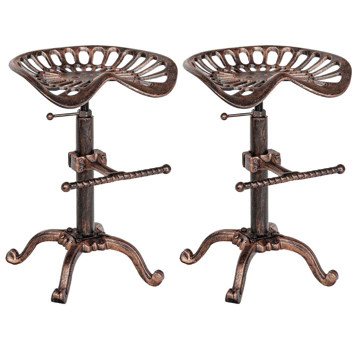 Set De 2 Taburetes De Bar Butch Bronce