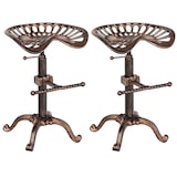 thumbnail of Set De 2 Taburetes De Bar Butch Bronce