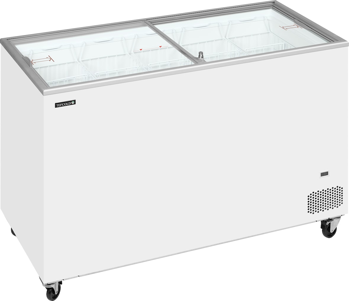 TEFCOLD Eiscrem-Gefriertruhen IC401SC 401l Weiß