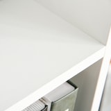 thumbnail of HOMCOM   Estante de 6 Níveis Estante Vertical de Forma Irregular Sistema Anti-tombamento de Design Moderno 60x21x162,5 cm Branco