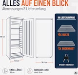 thumbnail of GastroHero Lagerkühlschrank ECO 600 562 Liter Weiß Umluftkühlung 0 bis +8 °C automatische Abtauung Gewerbe Kühlschrank
