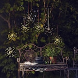 thumbnail of LED Solarstab FEUERWERK Gartendeko 90 warmweiße LED H: 100cm Dämmerungssensor