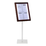 thumbnail of Securit® Présentoir porte-menu LED A4 "Classic" - Marron foncé - 4 vues