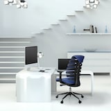 thumbnail of Bürostuhl / Drehstuhl ERGO LINE II Stoff blau hjh OFFICE