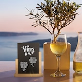 thumbnail of Securit® Quadro de mesa "Elegant" A6 - Madeira com acabamento faia lacado