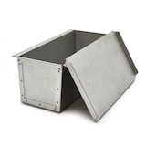 thumbnail of Stampo bacinella per pan carré in lamiera alluminata 30x12x12 cm