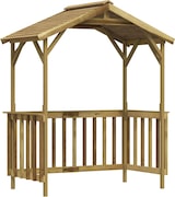 thumbnail of Helloshop26 - Refugio para barbacoa 163,5 x 93 x 210 cm Madera de pino impregnada verde 02_0022159