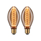 thumbnail of Paulmann Inner Glow Edition Bundle LED Innenkolben E27 230V 2x230lm 2x4W 1800K Gold Spiralmuster 5072