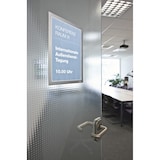 thumbnail of DURABLE DURAFRAME DIN A4 Inforahmen Selbstklebend, Magnetisch Silber Hartfolie 487223 23,4 (B) x 0,6 (T) x 32,6 (H) cm 2 Stück