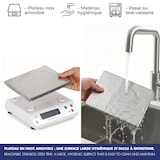 thumbnail of Louis Tellier -  Balance électronique professionnelle -  50kg -  IP53 -  précison 5g -  plateau amovible inox 29,8 x 23,6 cm -  N3673