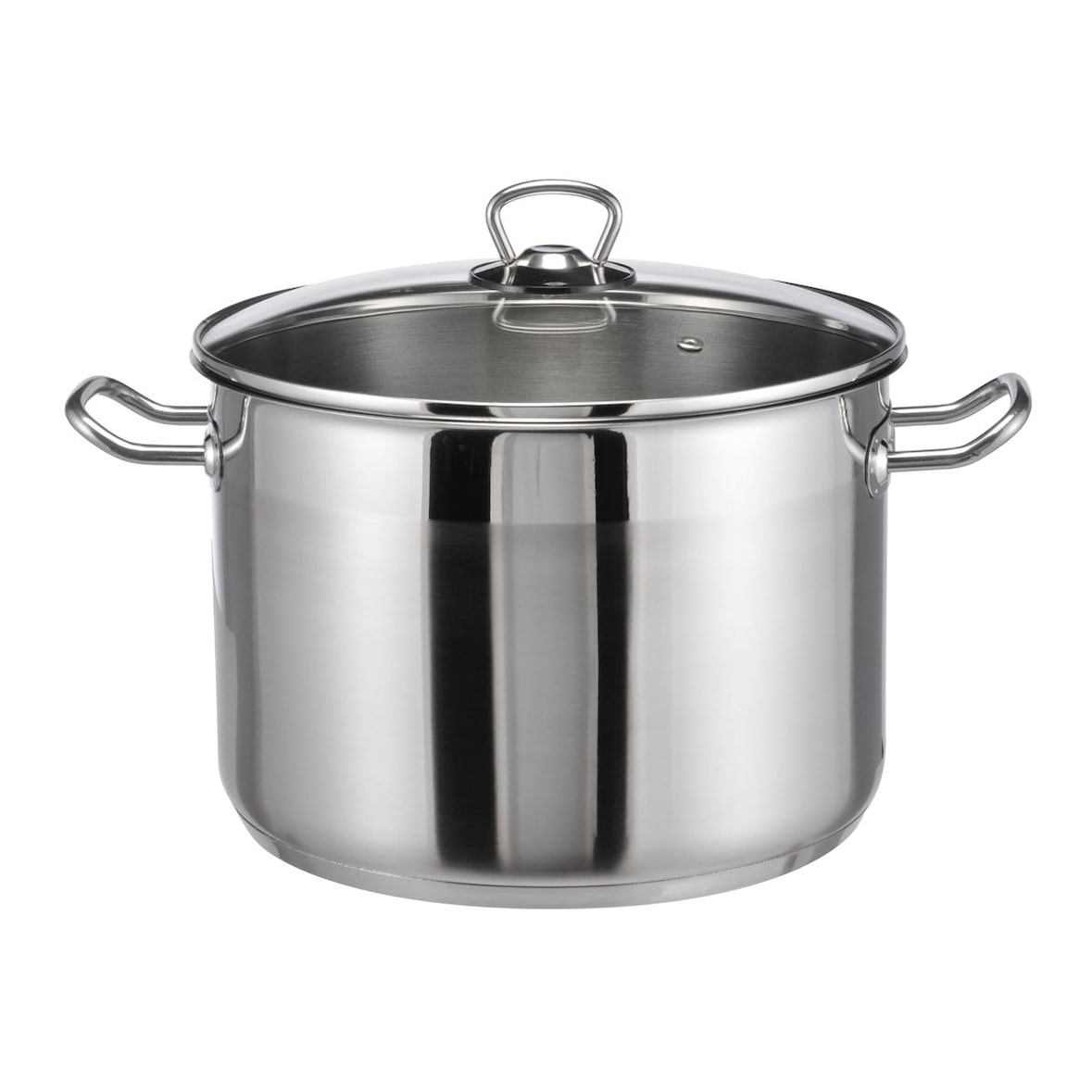 10 Liter Universaltopf Kochtopf Topf Suppentopf Glasdeckel 26 cm Edelstahl