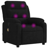 thumbnail of vidaXL Massagesessel Schwarz Samt