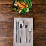 thumbnail of WellHome - Set van 24 roestvrijstalen bestekken met zilveren coating