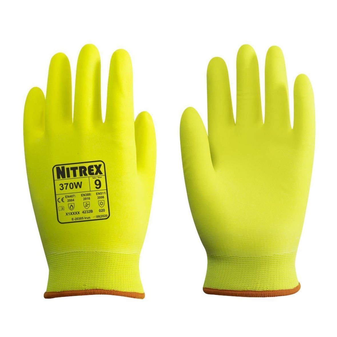 10 Paar Nitrex 370 W | Mehrweghandschuhe | Gr. M | Industriehandschuhe