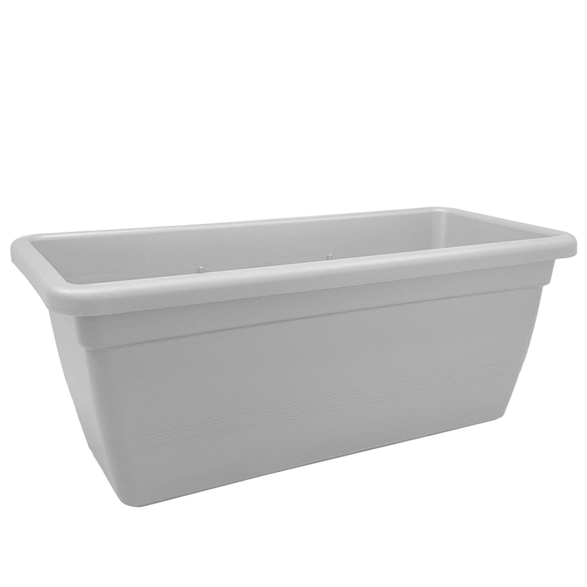 Veca Fioriera rettangolare Anthea in plastica cm.80 Bianco
