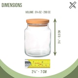 thumbnail of Vorratsdosen und -boxen für Lebensmittel Hermia Concept 100 % GLAS, 7 x 7 x 9,5 / 290 ml B1102