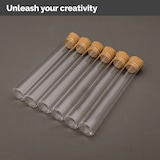 thumbnail of Tubos de ensayo Dayshake con corcho - 40 piezas - 12 cm x 2,5 cm - Botellas - Tubos de ensayo de vidrio - Tubos de vidrio