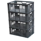 thumbnail of 4 Stück Bäckerkisten / Brotkisten 600 x 400 x 230 mm in Grau