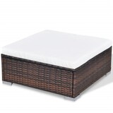 thumbnail of vidaXL 10-tlg. Garten-Lounge-Set mit Auflagen Poly Rattan Braun