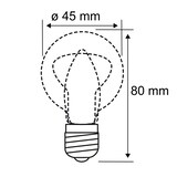 thumbnail of Paulmann LED Tropfen 3-Step-Dim Filament   E14 230V 250lm 2,7W 2700K dimmbar Klar 28573