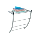 thumbnail of WellHome - Handdoekrek aan de muur van staal in zilver 49x23x38 cm - Bath Toa line