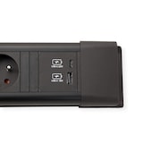 thumbnail of BACHMANN CONNECTUS 6xUTE, 1xSchalter 1xUSB A/C 22W 2,0m CEE7/7 Schwarz