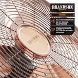 thumbnail of Brandson Windmaschine 160W, Bodenventilator, Ventilator, Standventilator, hoher Luftdurchsatz, stufenlos neigbar, Kupfer