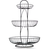 thumbnail of YNONA Fruitschaal - 3 Laags - Zwart - Fruitmand - Fruitmand Metaal - Etagère - Decoratie Schaal